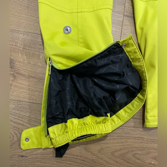 Spyder XTL Thinsulate Winger Snow Ski Pants Neon Green Women Size 8 - Picture 8 of 12